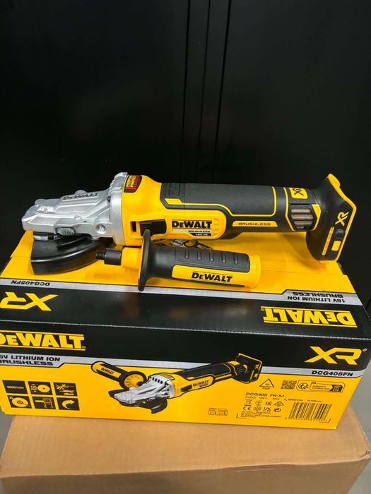 Szlifierka kątowa DeWalt DCG405F z plaskim przodem nówka