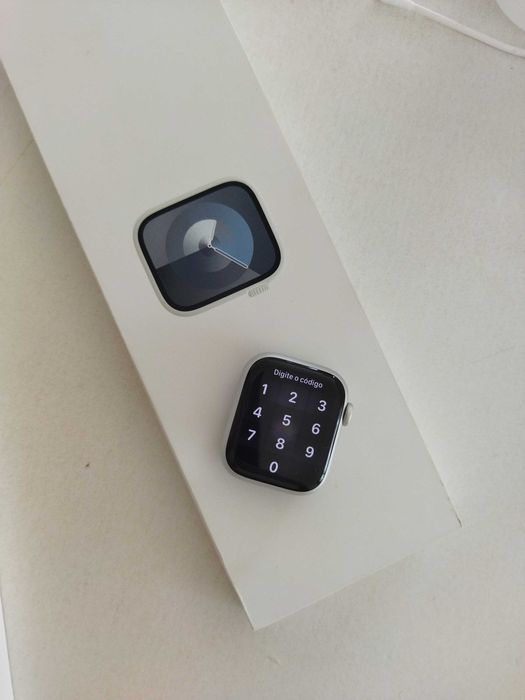Apple watch séries 9 41mm caixa de alumínio storm BLUE