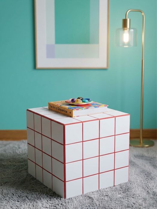 Mesa de centro em azulejo - fazemos personalizada