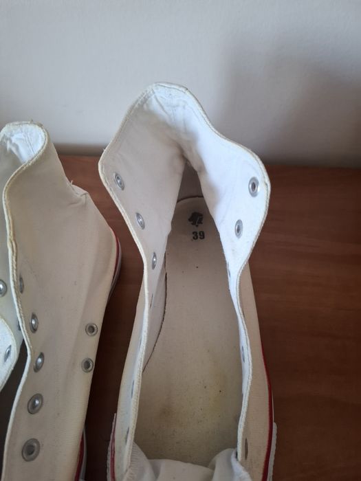 Buty trampki damskie białe 39 wysokie