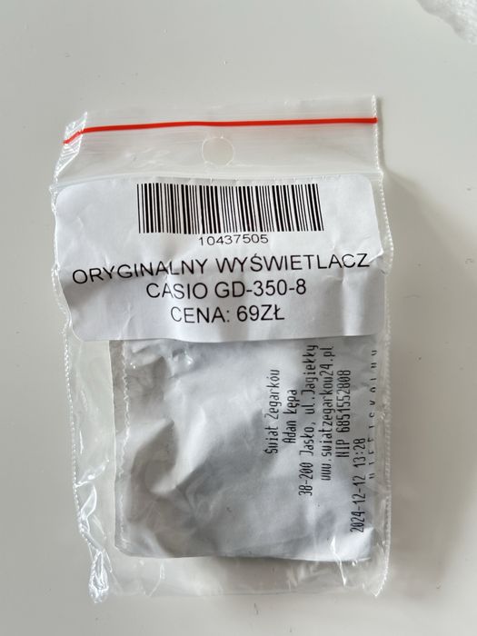 Wyświetlacz LCD Casio G-Shock GD-350-8 NOWY