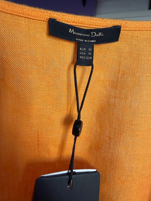 Lniana sukienka