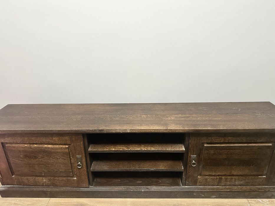 Drewniana komoda / szafka rtv prawdziwe drewno