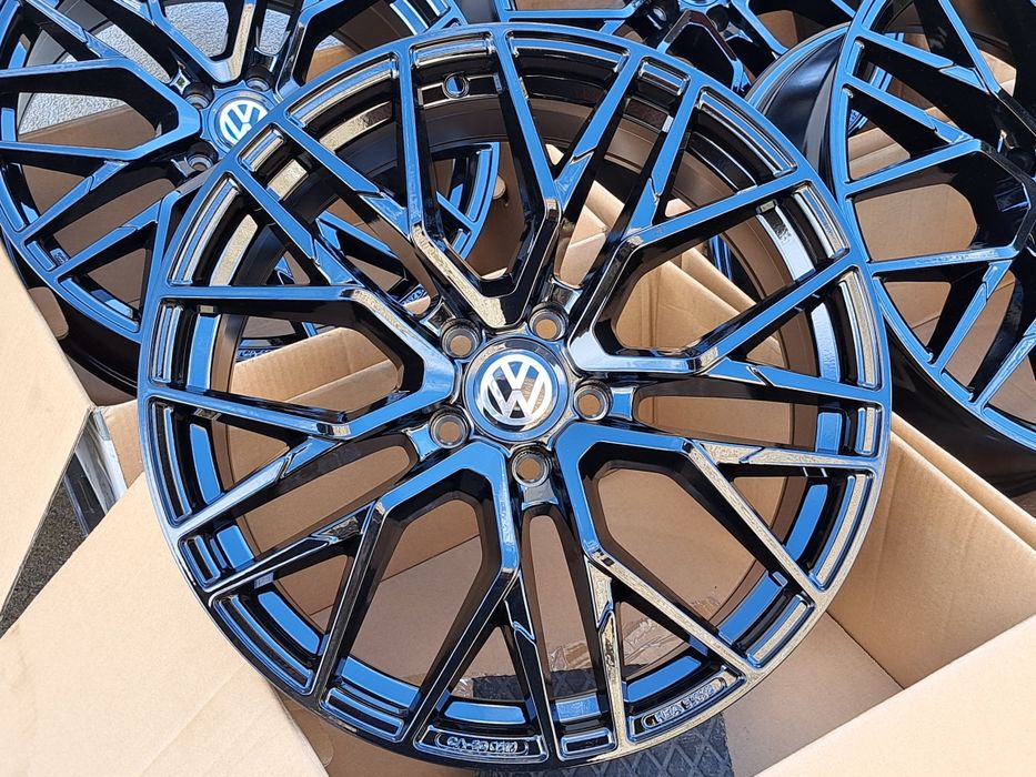 ALUFELGI VW 17 5x112 Turan Passat Golf Jetta Scirocco Caddy BLACK CA20