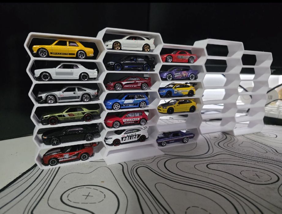 Вітрина органайзер Hot Wheels Соти / Будь-які кольори / машинки 1:64
