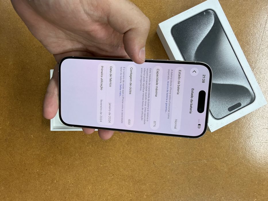 iPhone 15 Pro Titanium White 128Gb