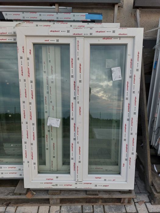 Nowe okno białe 98x136cm 3 szyby OUTLET