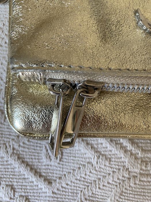 Mala tiracolo dourada