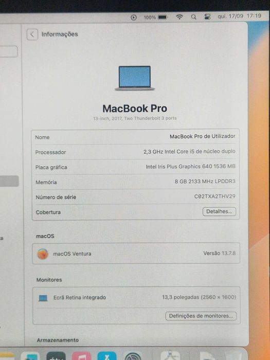 Macbook pro 2017
