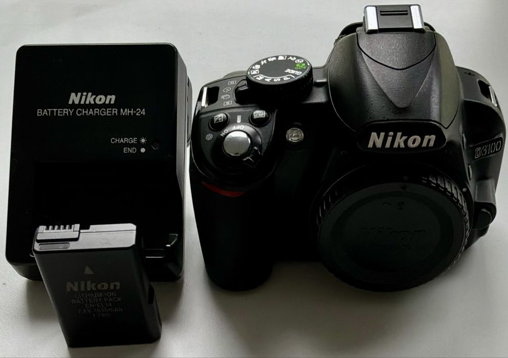 Nikon D3100 + Nikkor 18-105 VR | 22 tys. zdjęć | komplet + pudełka