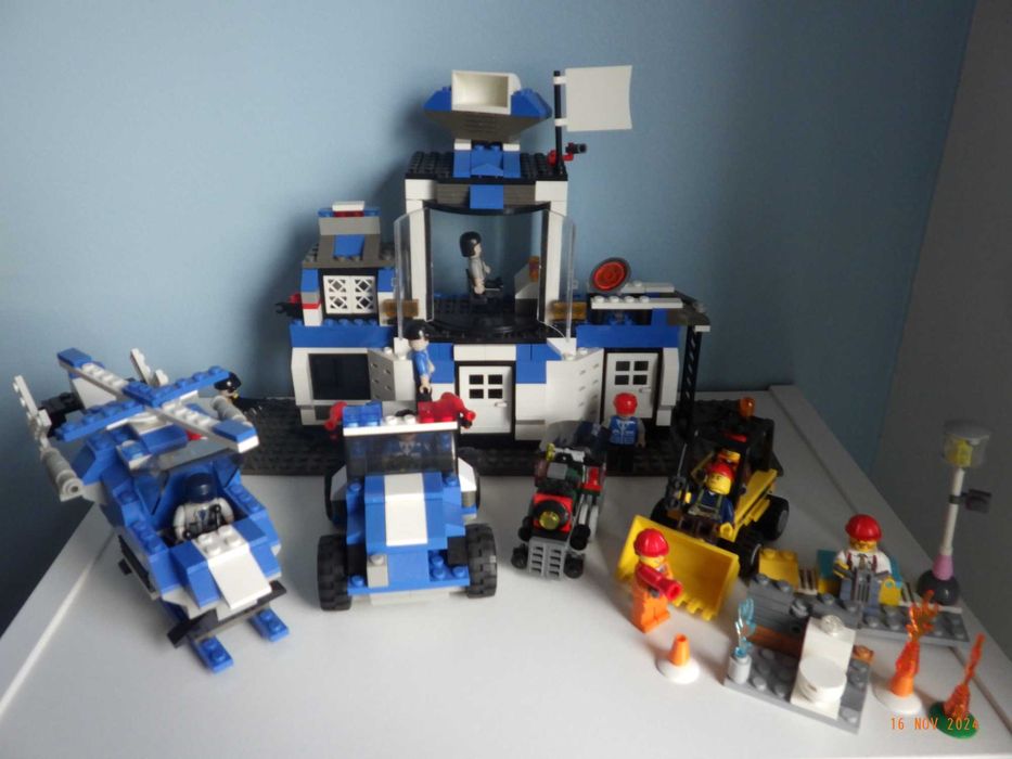 Lego – estação Polícia + obra + comboio