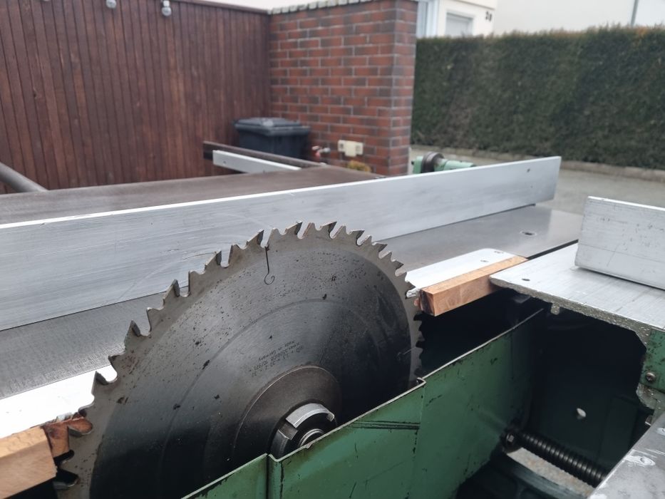Piła formatowa Chambon Paris kąt45° wózek 260cm cięcie 280cm Altendorf