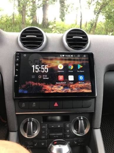 Якісна магнітола CarPlay швидкий процесор Audi A3 2003-2013 Ауді А3