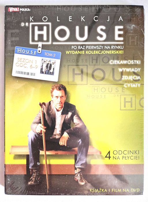 Dr House - sezon 1, odcinki 6-9 - DVD nowa, w folii