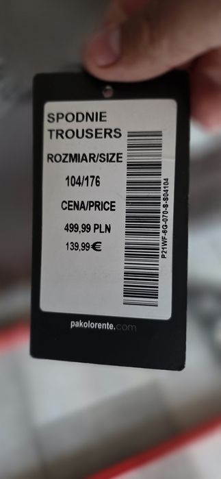 Garnitur Pako Lorente nowy 176/116