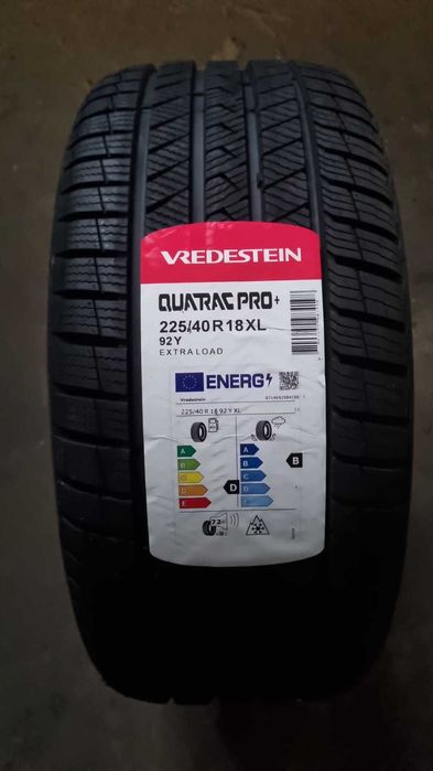 Nowe opony całoroczne VREDESTEIN QUATRAC PRO+ 225/40R18 92Y