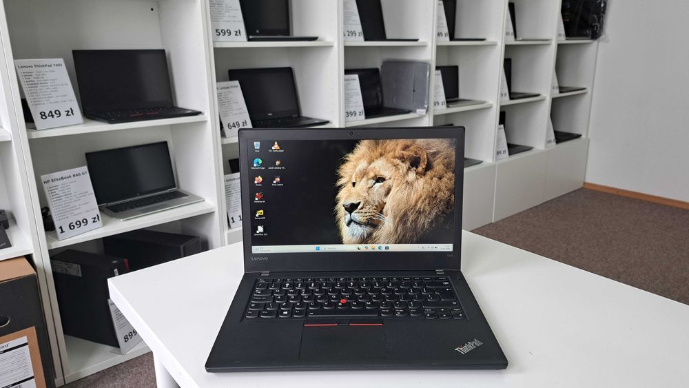 Biznesowy Lenovo ThinkPad T470 14" i5 8GB 256SSD IPS FHD Kl. A Win11