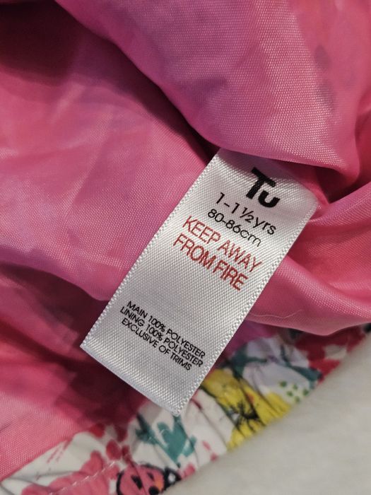 Kurtka przejsciowa w kwiaty 80 86