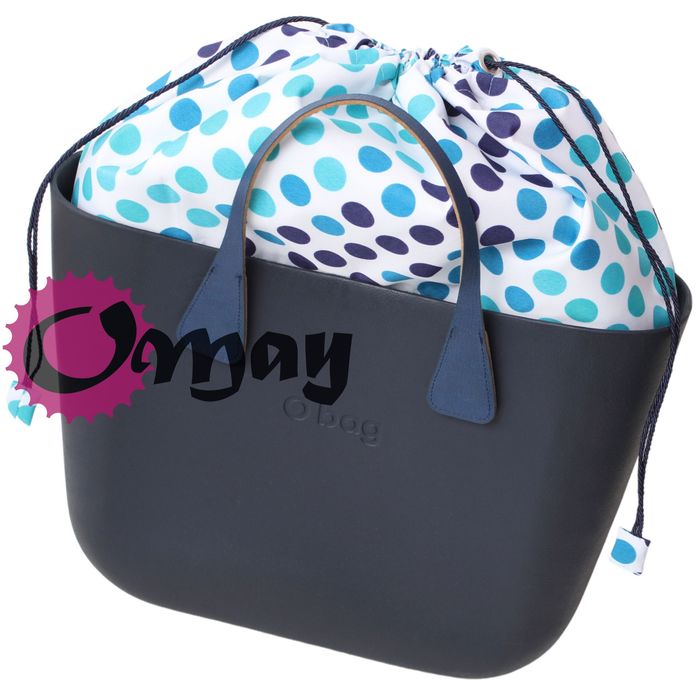 organizer do OBAG STANDARD worek grochy turkus granat 2 kieszenie OMAY