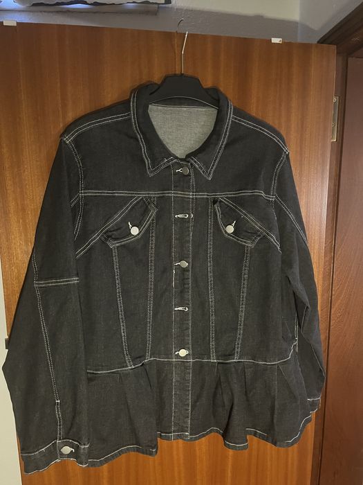 Blusão de ganga - tamanho grande