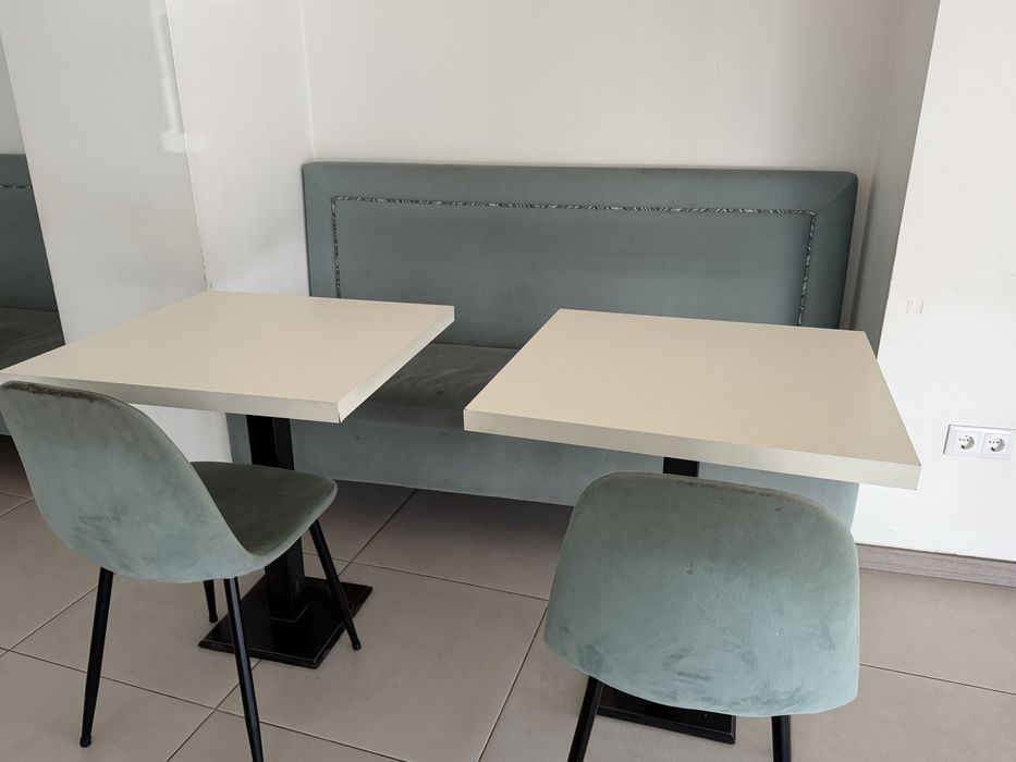 Conjunto mesa, banco e cadeira
