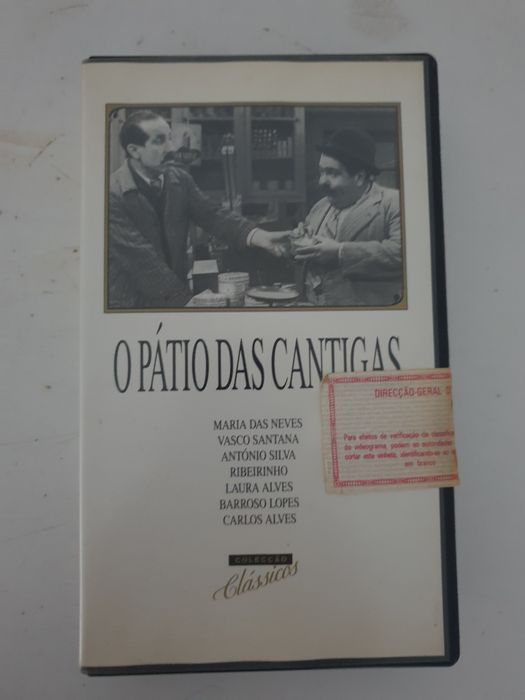 Filme Pátio das Cantigas Cassete VHS São Martinho Do Bispo E Ribeira De