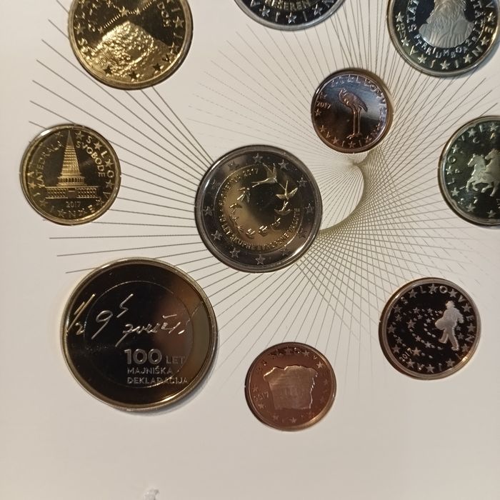 Moeda Proof set ESLOVÉNIA 2017