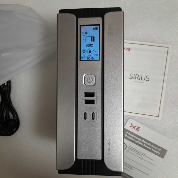 Джерело безперебійного живлення Mini UPS SKE SIRIUS (45W, 30000mAh, LiFePO4)