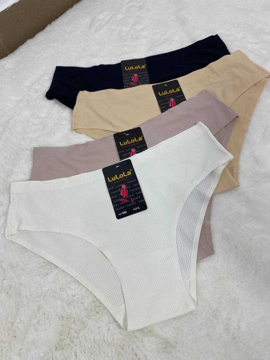Безшовні трусики з перфорацією Lulola дихаючі стрінги американки сліпи