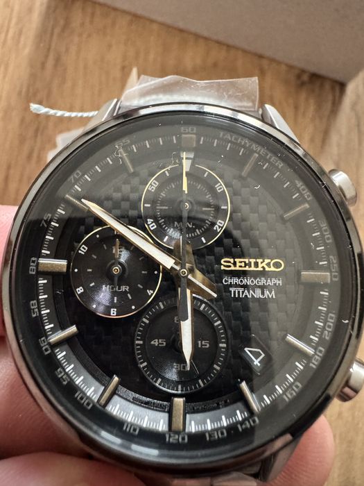 MĘSKI ZEGAREK Seiko SSB391P1 Titanium