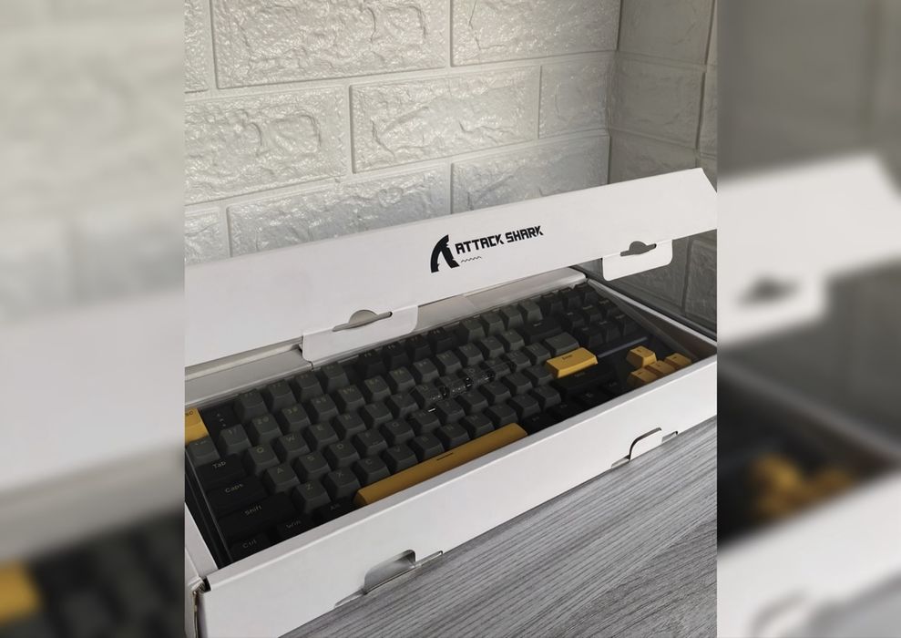 РОЗПРОДАЖ! Клавіатура Attack Shark X87 - бездротова механічна RGB