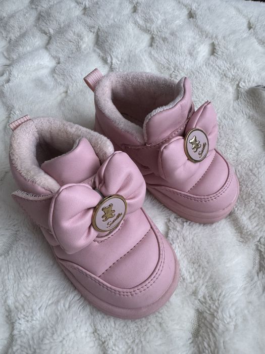 Демісезоні ботіночки на дівчинку рожевого кольору 23 розмір