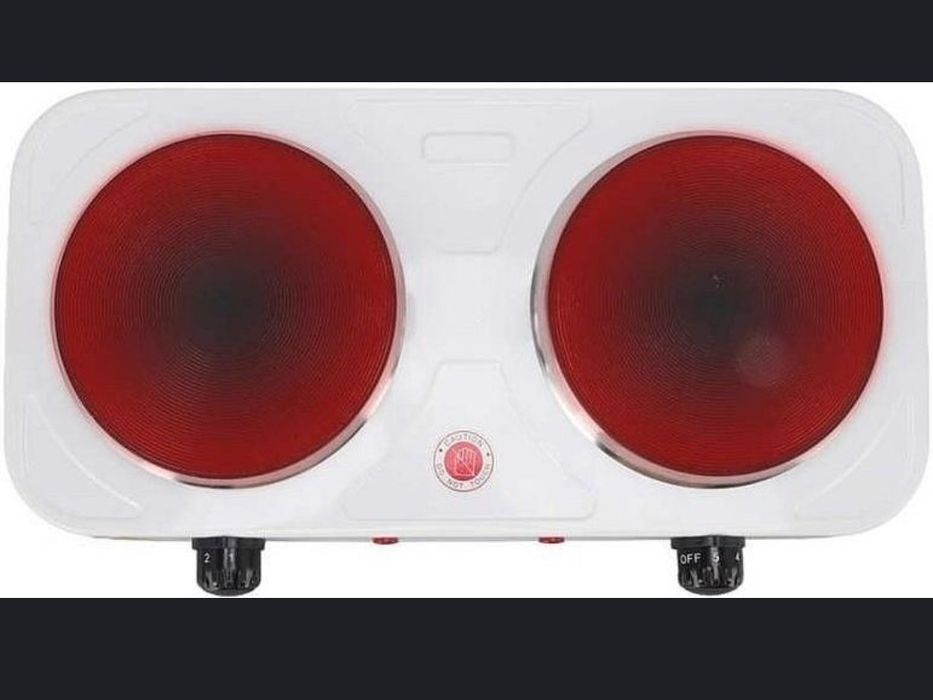 Kuchenka elektryczna dwupalnikowa na prąd 2x1000W 230V
