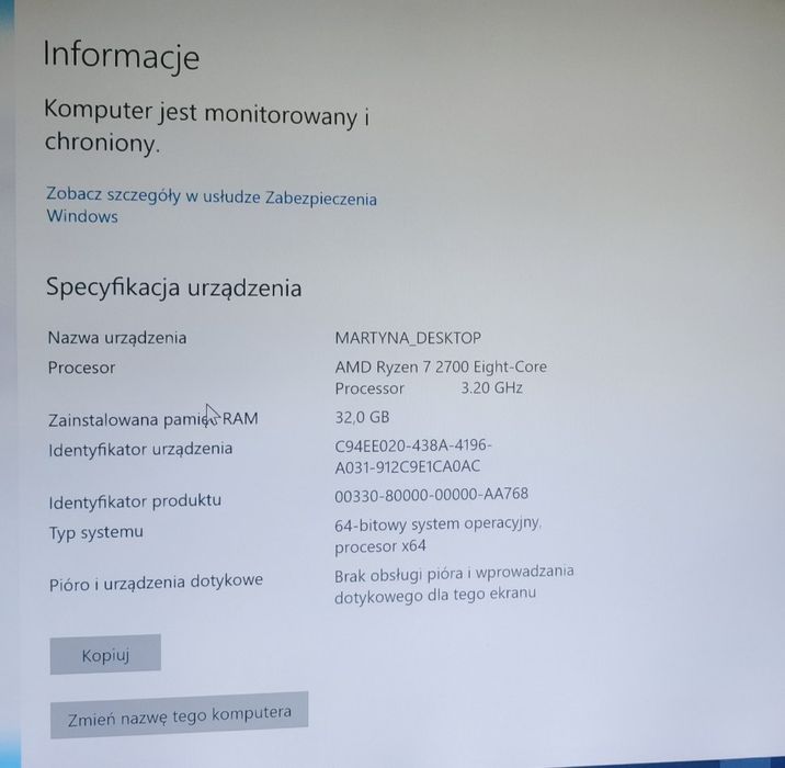 Mocny komputer stacjonarny