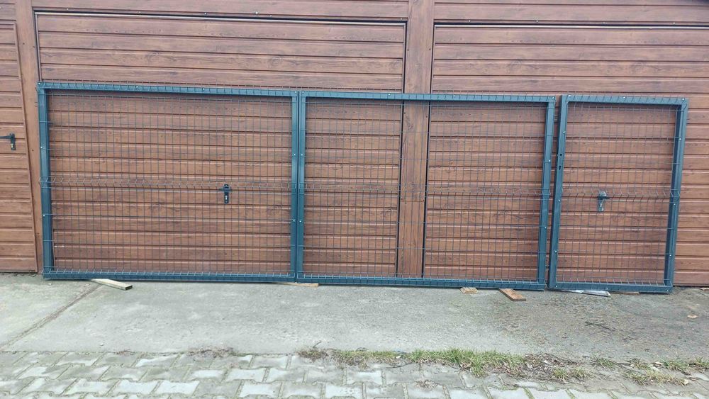 Brama dwuskrzydłowa panelowa szer. 4 m h 1,5 m