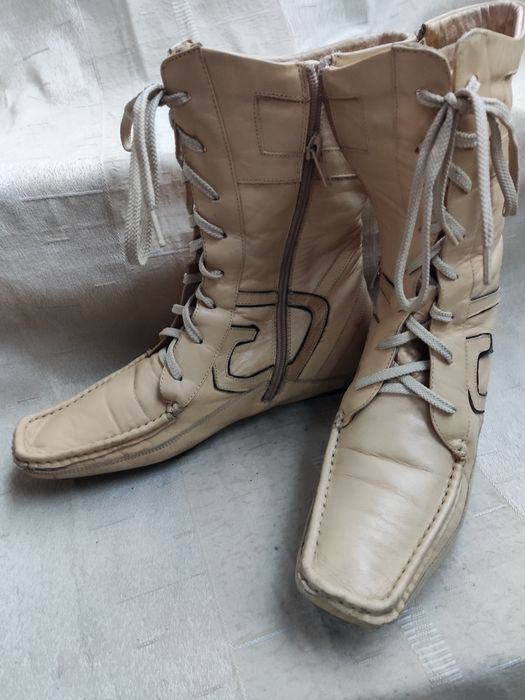 Buty trzewiki kozaki wiazane