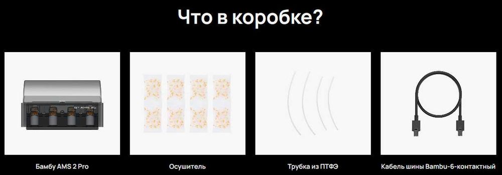 AMS 2 Pro система для 3д принтера Bambu Lab H2D X1 P1