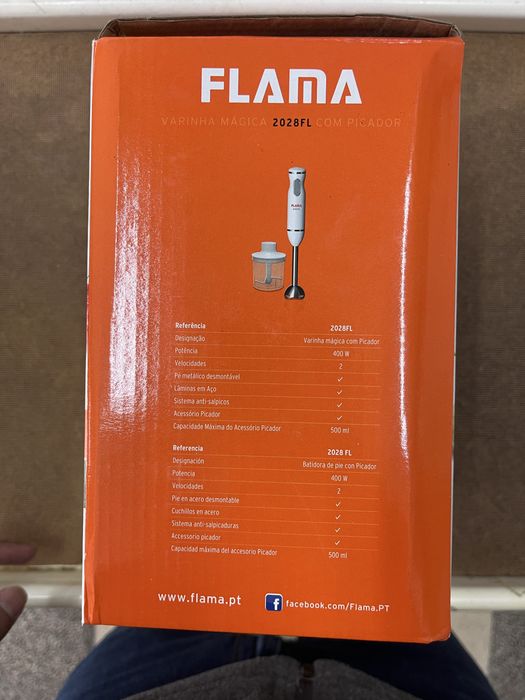 Varinha magica com picadora FLAMA NOVA Blender with a grinder New