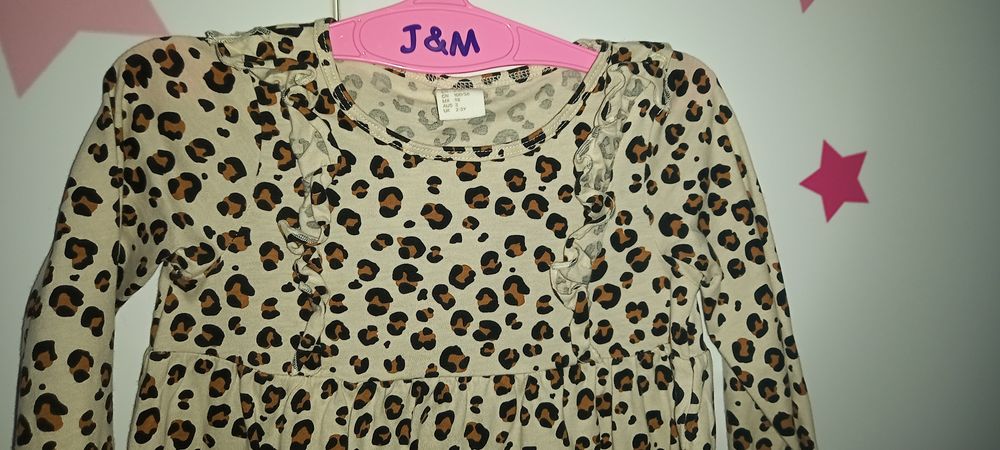 Sukienka panterka H&M 98