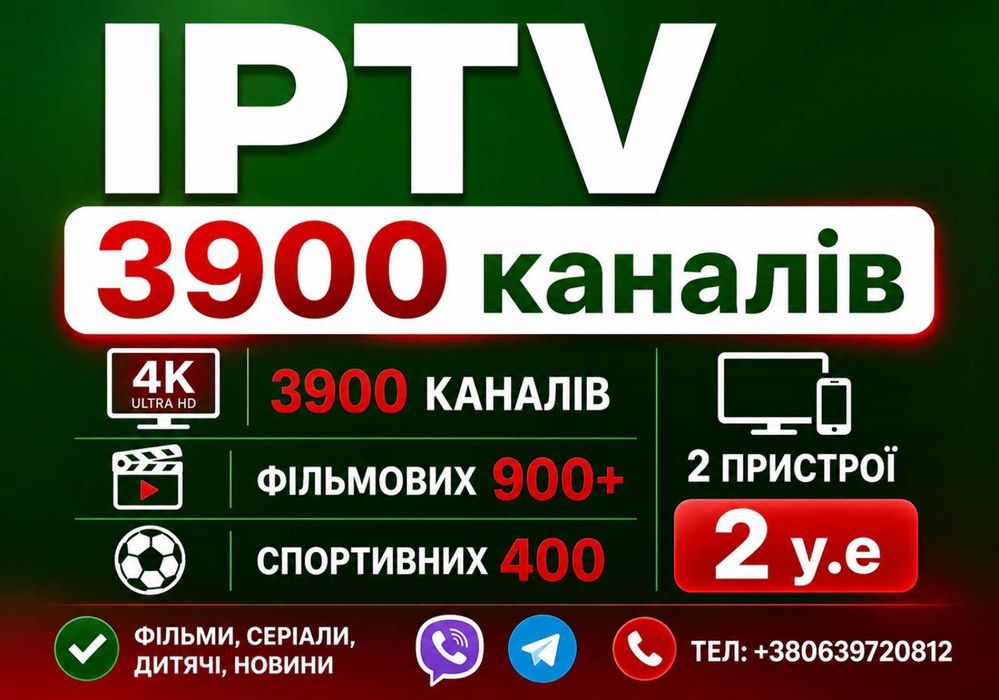Світове телебачення он-лайн,  4К HDTV playlist, 3900каналів