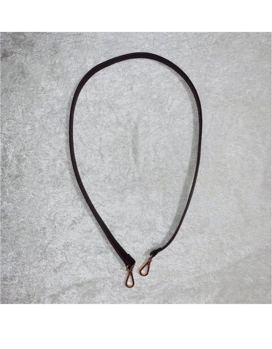 Тонкий плечовий ремінь сумки з фурнітурою рожеве золото