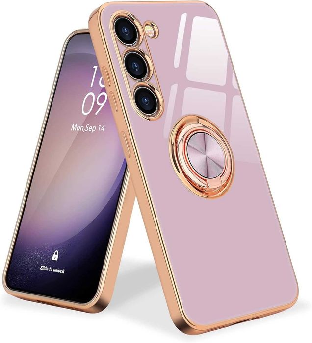 Etui/Case Samsung s23 5g PREMIUM SILICONE fioletowy