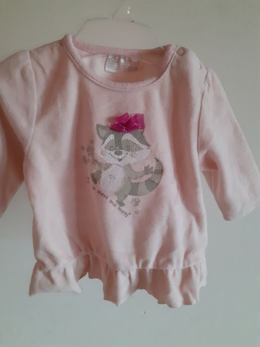 Ciepła welurowa bluza dla dziewczynki Ergee polarek