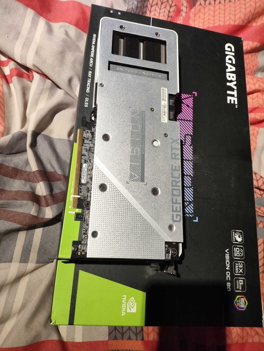 Karta Graficzna Gigabyte GeForce RTX 3060 Ti VISION OC LHR 8GB GDDR6