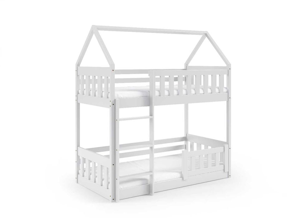 Drewniane łóżko piętrowe ZUZIA SLIM dla dzieci! 3 kolory