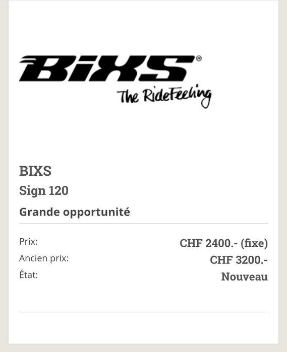 Vende-se bicicleta BIXS.