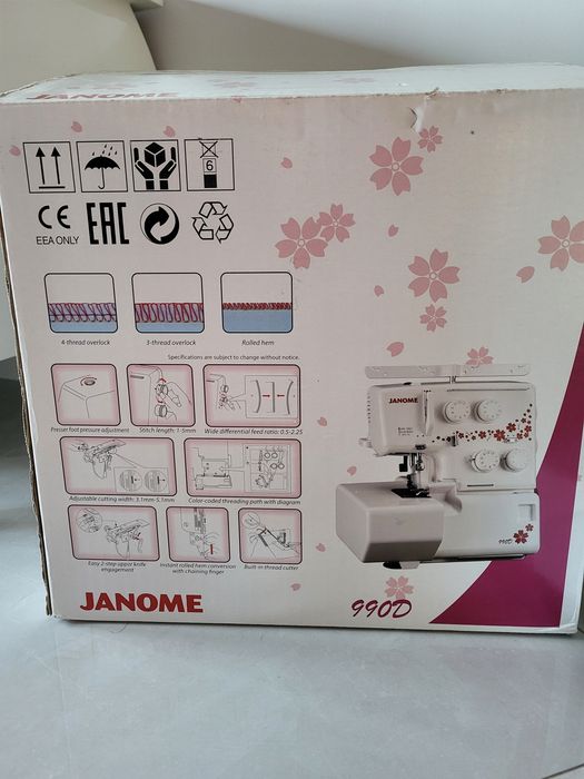 Owerlock Janome 990 D