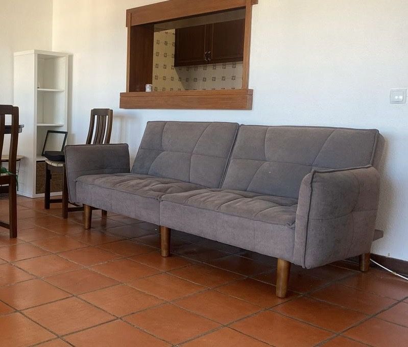 Sofá 2 lugares cinza