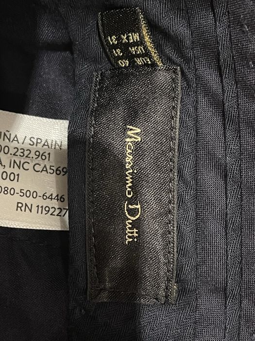 Chinos de Homem Azul Marinho - Massimo Dutti