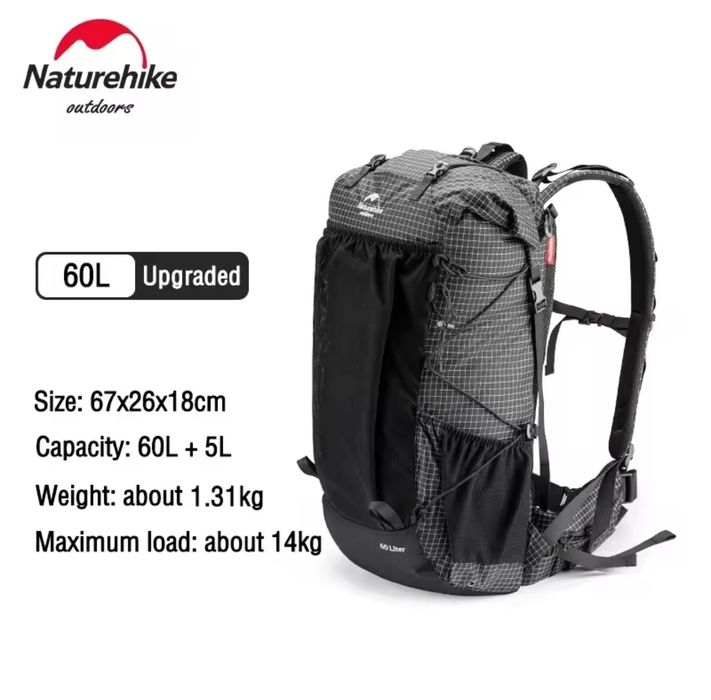 Туристичний рюкзак naturehike 60 літрів Naturehike